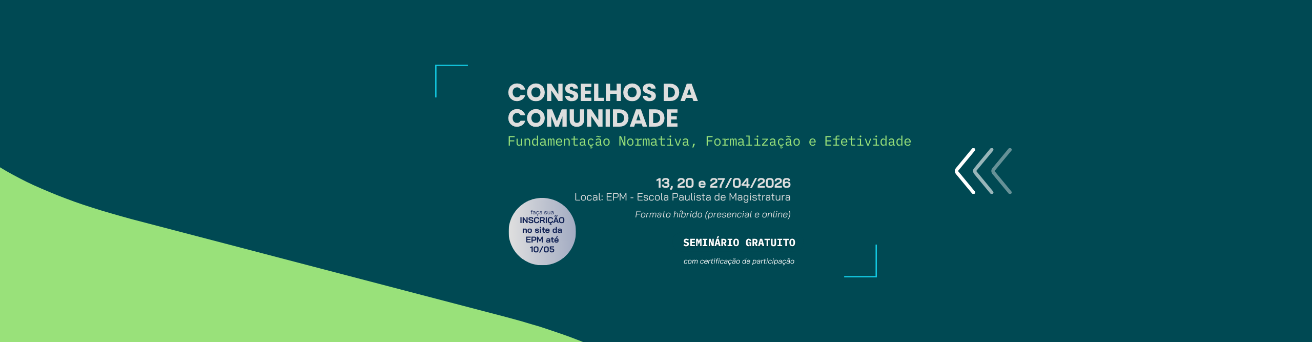 EPM promove seminário sobre Conselhos da Comunidade com especialistas de diversas áreas EPM promove seminário sobre Conselhos da Comunidade com especialistas de diversas áreas